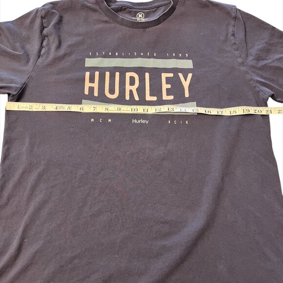 Hurley Men's Graphic Logo Short Sleeve Tee T-Shirt  - Size Large - Picture 2 of 3